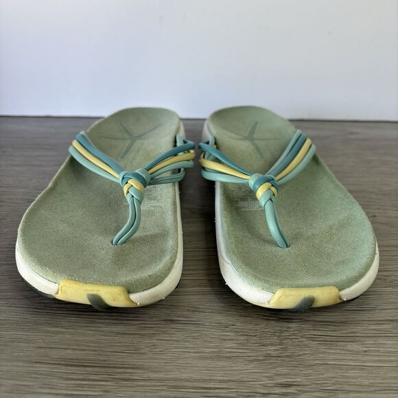 Merrell Kai Women's Turquoise Themed Knot Multi-Strap Thong sandals, Size 6 - Picture 5 of 9